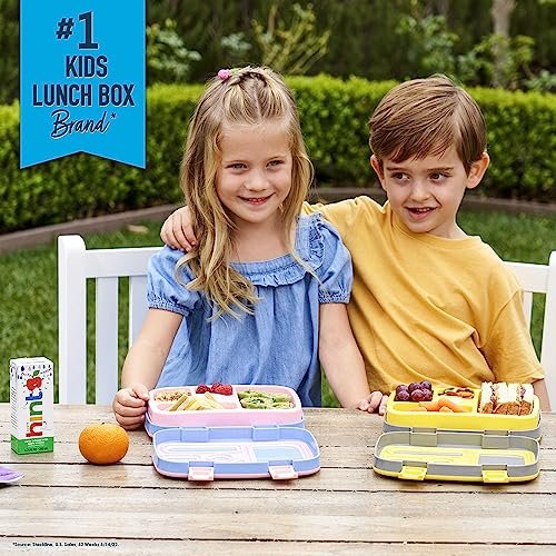 Blue Bentgo Kids Stainless Steel Leak-Resistant Proof Lunch Box 3  Compartment