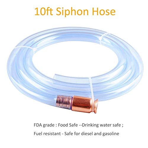 Wadoy Shaker Siphon Hose 1/2,Gas Siphon Pump For Gasoline/Fuel/Water  Transfer,Safety Self Priming Hose (10Ft) - Imported Products from USA -  iBhejo