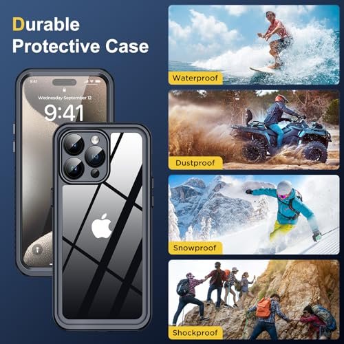 Humixx for iPhone 15 Pro Max Case with Camera Cover