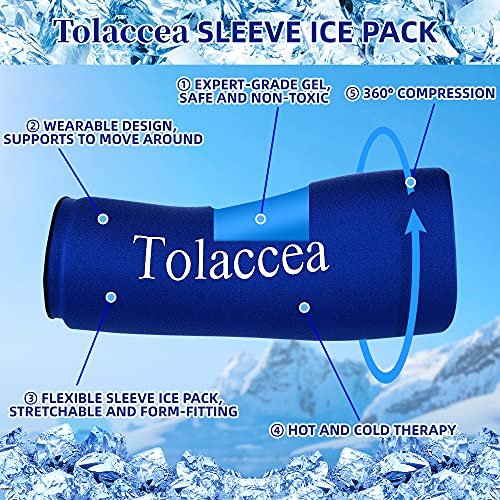 Tolaccea Hot & Cold Therapy Flexible Ice Packs Cold Therapy