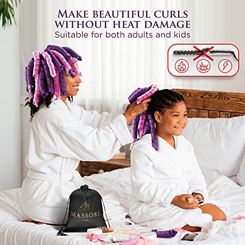 Heated spiral outlet hair curlers