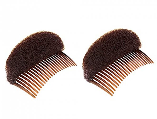5 PCS Charming Bump It Up Volume Inserts Hair Comb Black Hair Style Tool  Hair Comb Hair Base Styling Accessories for Women Lady Girl (Beige and  Black)