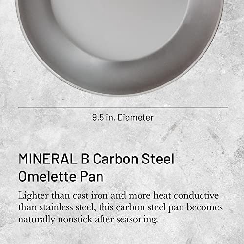 De Buyer Mineral B Carbon Steel Omelette Pan - 9.5 - Naturally Nonstick -  Made In France - Imported Products from USA - iBhejo