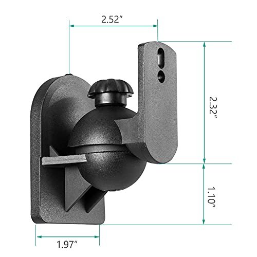 Universal surround sound speaker wall best sale mount brackets