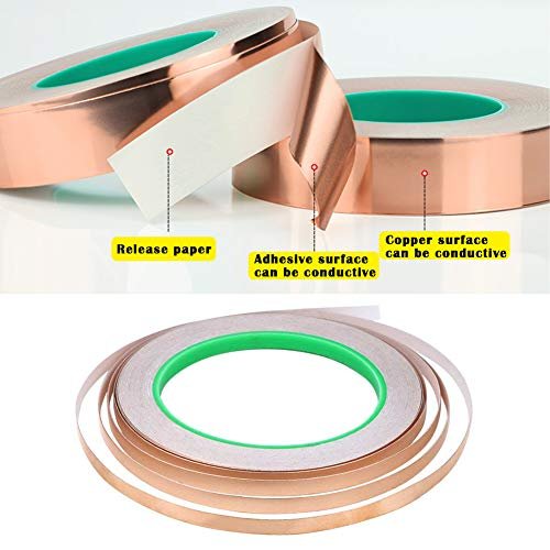 Oubaka 4 Sizes Copper Foil Tape,Double-Sided Conductive Copper Tape With  Adhesive For Emi Shielding,Paper Circuits,Electrical  Repairs,Grounding(5Mm,6 - Imported Products from USA - iBhejo