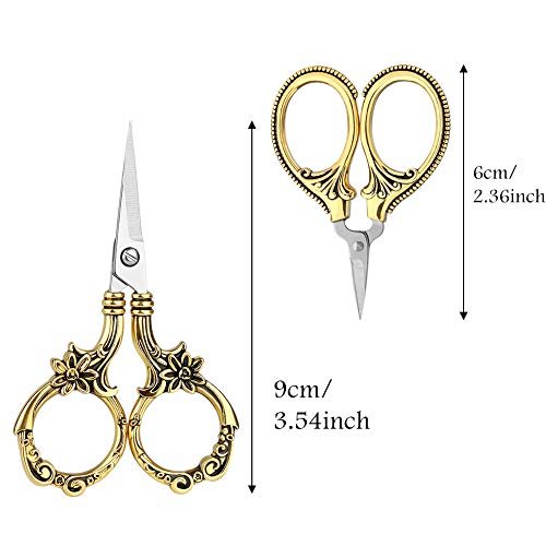 Vintage Sewing Scissors,stainless Steel Sharp Tip Embroidery