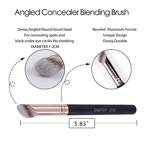 Liquid Touch Foundation Brush and Concealer Brush are densely