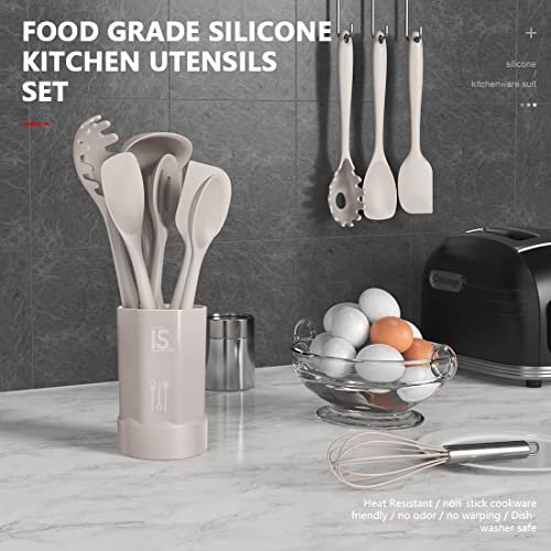 Food Grade Silicone Cooking Utensils Set Heat Resistant Cooking