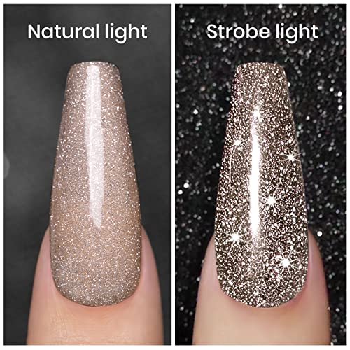 Nails & Beauty by Dawn - Nude, light brown and magpie glitter Anastasia for  Tamsin | Facebook