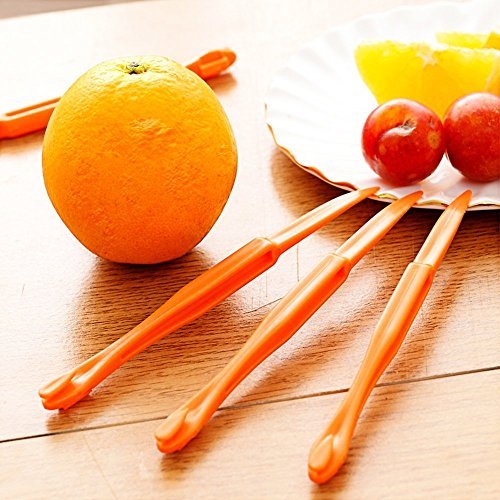 5 Pack Easy Open Citrus Lemon Citrus Peel Cutter Vegetable Slicer Fruit  Tools Orange Peeler Kitchen Gadgets