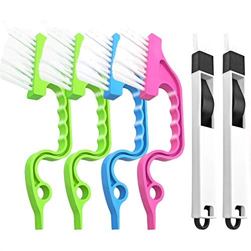 Crevice Cleaning Brush - Hard Bristle Crevice Cleaning Brush Long Handle  Narrow Groove Space Cleaning Tool for Crevice, Household Supplies for Tiny  Window Door Track Groove Space 