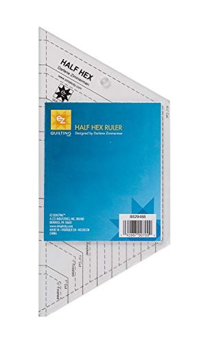 Dimensions Half Hexagonal Quilting Ruler And Quilting Template - Imported  Products from USA - iBhejo