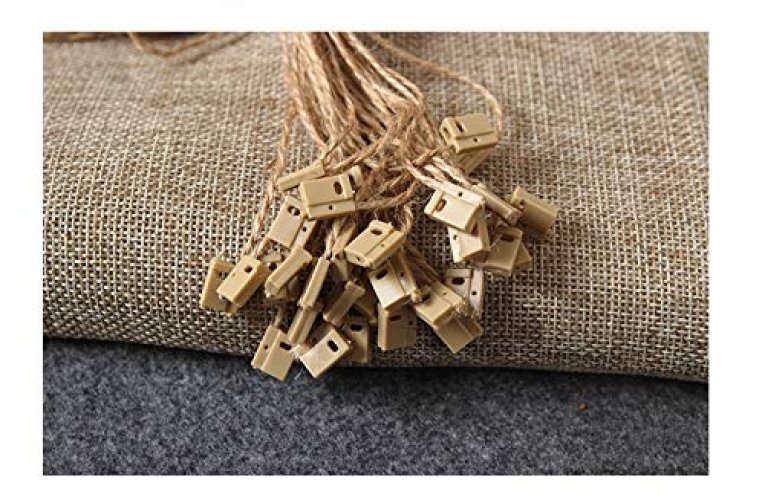 1000 Pack Paper Tags with Jute String Attached for Gift Bags