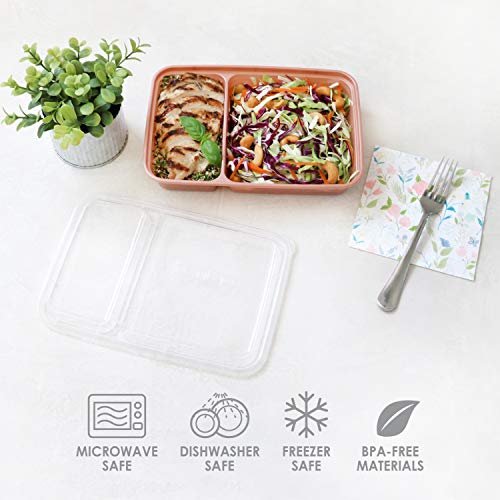 Bentgo Prep 3-Compartment Container, 10 pk., Silver