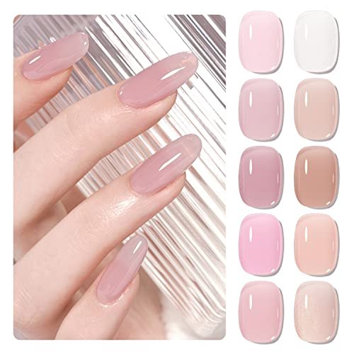 Short Oval Press Nails Rainbow Collection French Tip Acrylic - Temu