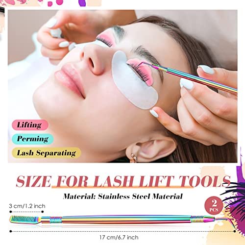 232 Pcs Lash Lift Tool, 50 Lash Lift Rods Silicone Eyelash Pads 2 Eyelash  Separator Tool With Separation Comb 100 Micro Swabs 50 Crystal Mascara Brus  - Imported Products from USA - iBhejo