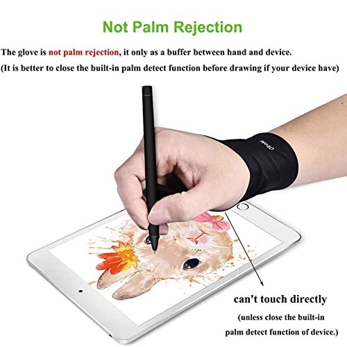 Left Hand Drawing Glove Tablet, Touch Glove Graphic Tablet