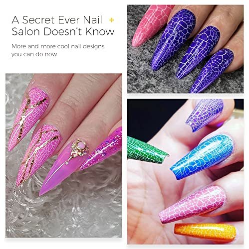 Buy Beromt Tsunami Crackle Nail Polish, Vegan-Friendly, Non-Toxic, Safe  Fast Dry, Nail Art, Gel Effect, Smooth cracked texture, Lustrous, Best  High-Shine, Bright Crackle Nail Polish, 10ml-9003 Online at Low Prices in  India -