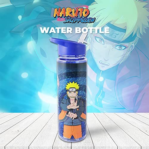 JUST FUNKY Naruto Shippuden Plastic Shaker Bottle | Holds 20 Ounces