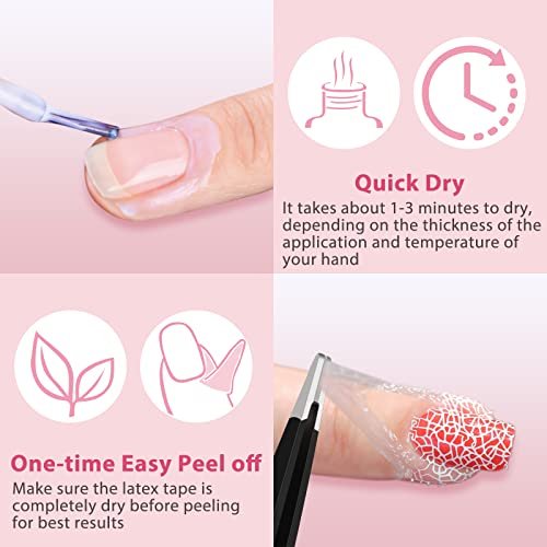 6pcs Ladies' Nail Polish Protector Sticker For Fingers, U-shaped Cuticle  Tape To Prevent Nail Polish Overflow, Suitable For Nail Art | SHEIN