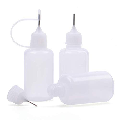 30ml Empty Glue Bottle with Needle Precision Tip Applicator Bottle For  Paper