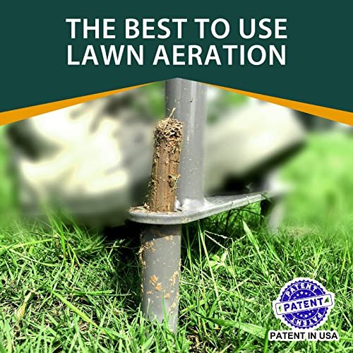 Manual lawn core discount aerator