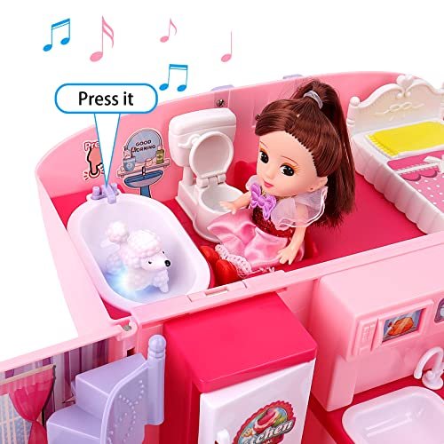  deAO Washing Machine Toy for Kids Dollhouse Furniture