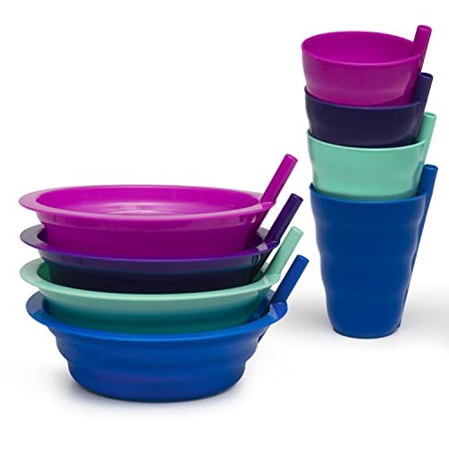 Klickpick Home Kids Cups Set - 8.5 Ounce Children Tumbler with