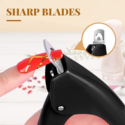 Buy Dr.Nail Adjustable Fake Nail Cutter Stainless Steel Acrylic Nail  Clipper False Nails Cutter Fake Nails Clippers Nail Tip Trimmer for Artificial  Nail Art Manicure Tools Clip Tool (Black) Online at Lowest