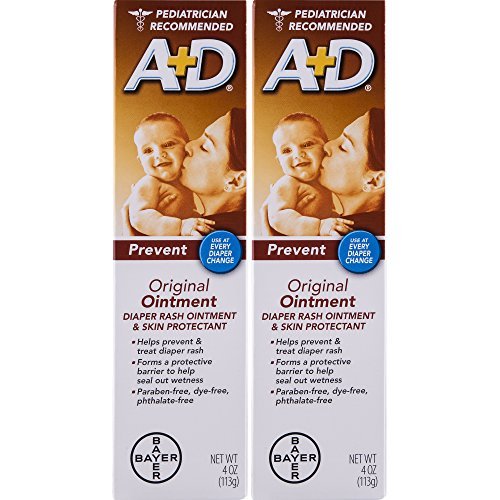  A&D Diaper Rash Ointment & Skin Protectant, Original -1.5  Ounces - 2 Pack : Baby