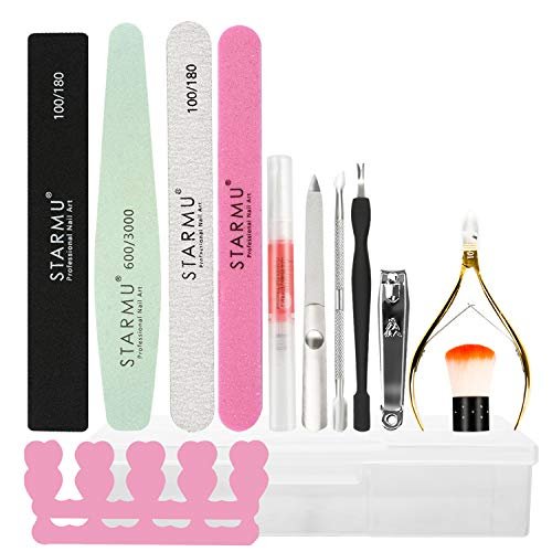Amazon.com : 24 Count Nail Files and Buffers Kit 100/180 Grit Manicure Files  80/120 Grit Buffer Block Nail Buffing Block for Natural Nails and Acrylic  Nails : Beauty & Personal Care