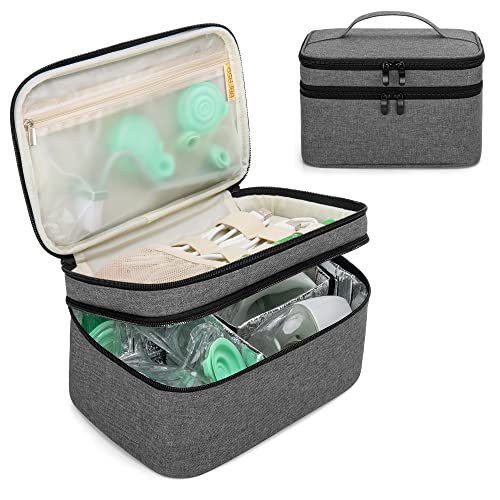 Bafaso Breast Pump Bag Compatible With Momcozy S12 Pro, Willow And Elvie  Breast Pump, Carrying Case For Wearable Breast Pump And Extra Parts, Gray -  Imported Products from USA - iBhejo