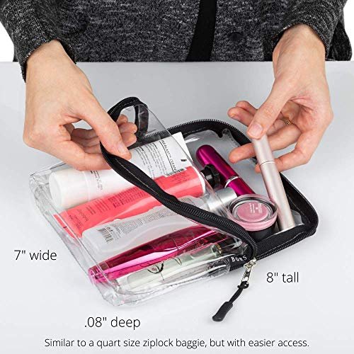 Aveniee Clear Makeup Bag Organizer, Portable Travel Toiletry