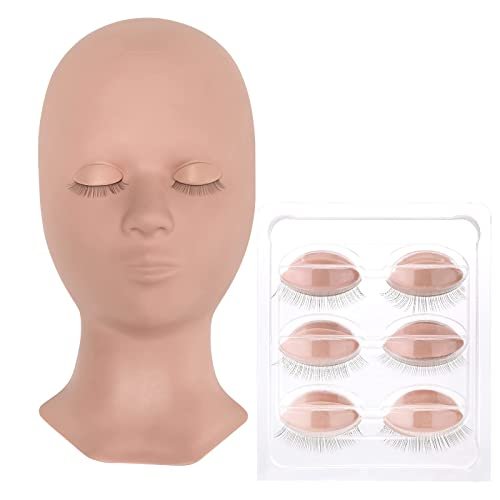 Pretty Memory Lash Mannequin Head, Eyelash Mannequin Head With Eyelids, Silicone  Mannequin Head For Makeup Practice And Lash Extension Training - Imported  Products from USA - iBhejo