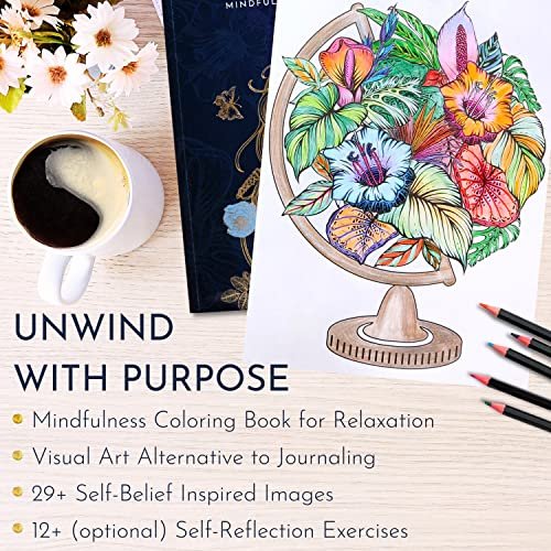 Adult Coloring Book for Women Mindfulness Coloring Book With