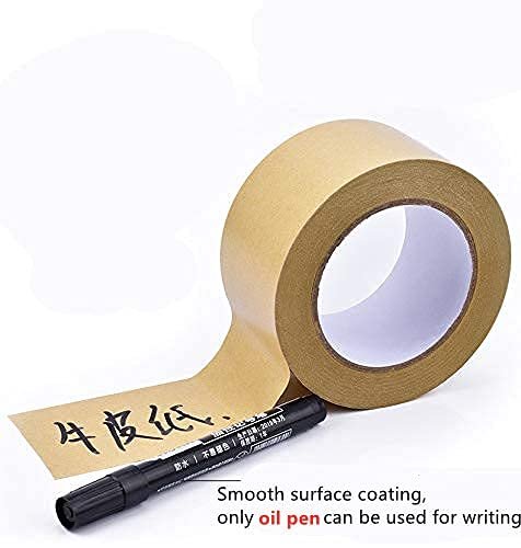 Self Adhesive Picture Frame Backing Tape Rolls Kraft Brown 2'' Wide x 55 Yd