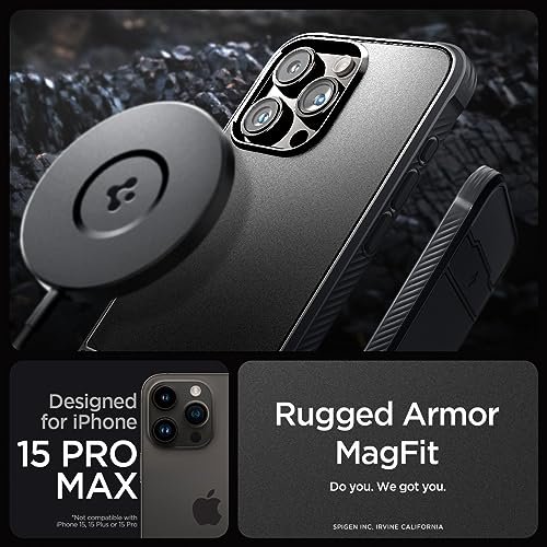 iPhone 15 Pro Max Case / 15 Pro / 15 / 15 Plus | Spigen [Mag Armor] (MagFit)