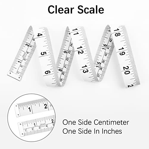 REIDEA Clothing Measure Tape Dual Sided, 79in/200cm Soft Fabric Tape Measure  for Body Measurement Fitness