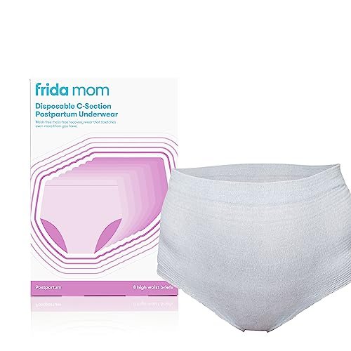 Frida Mom Disposable High Waist C-Section Postpartum Underwear By Frida Mom  Super Soft, Stretchy, Breathable, Wicking, Latex-Free - Size - Petite,8 -  Imported Products from USA - iBhejo