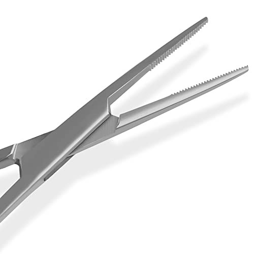  SURGICAL ONLINE Versatile Angling Tools with 2pc 5 Inch  Fishing Forceps Set - Stainless Steel, Curved & Straight Hemostats,  Serrated Jaws, Locking Mechanism, and Lightweight Design : Sports & Outdoors