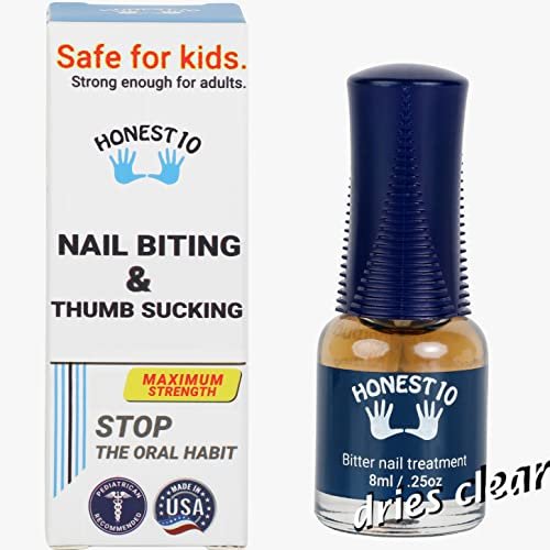 Amazon.com : Stop Nail Biting Spray, Nail Biting Prevention Bitter Polish  for Kids and Adults, Helps Correct Nail Biting Behavior, Nail Care, Plant  Extract, Safe & Natural (1pc) : Beauty & Personal