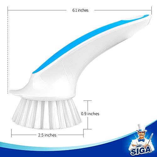 MR.SIGA Pot and Pan Cleaning Brush - Pack of 2