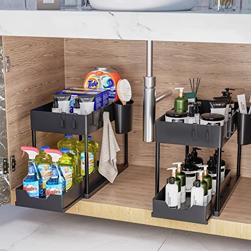  Under Sink Organizers and Storage 2 Pack, ZOMILB