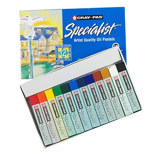 Sakura Cray-Pas Specialist Oil Pastel Set - Soft Oil Pastels For Artists -  12 Colors - Imported Products from USA - iBhejo