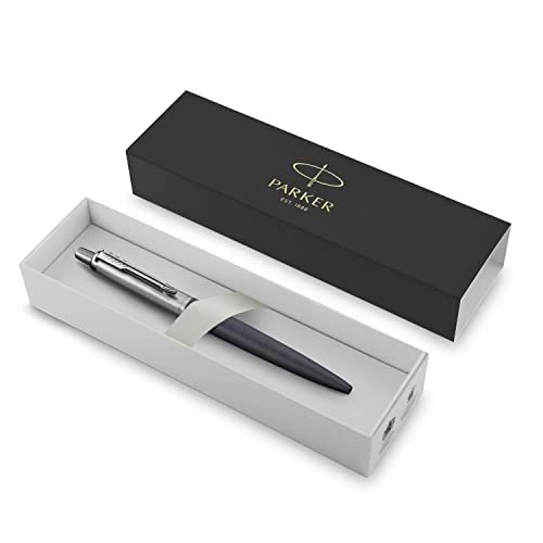 Parker Jotter Xl Ballpoint Pen, Primrose Matte Blue With Chrome Trim,  Medium Point Blue Ink, Gift Box - Imported Products from USA - iBhejo