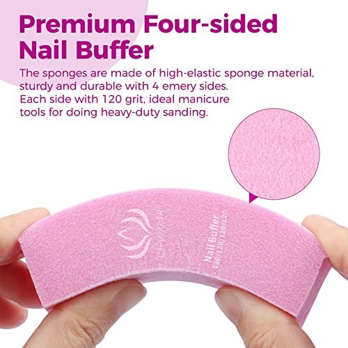 Trim Nail Care 4-step Color-coded Buffing Block : Target