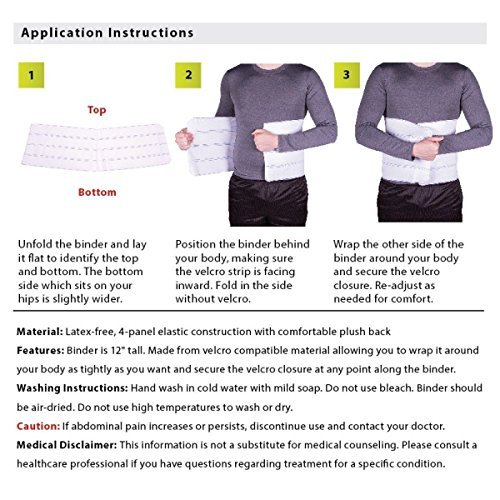 Braceability Plus Size Bariatric Abdominal Stomach Binder - Extra-Large Belly  Support Band, Big Mens Or Womens Obesity Girdle Belt, Tummy Wrap After -  Imported Products from USA - iBhejo