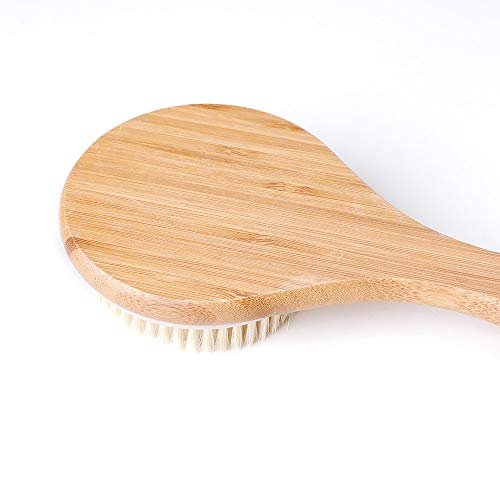 Bath & Relax Bath Body Brush Natural Bristles Long Handled Shower