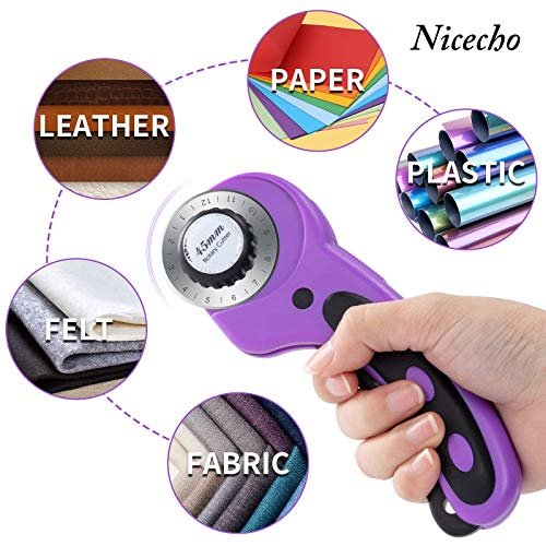 Rotary Cutter Kit with Cutting Mat Patchwork Ruler Carving Scissors