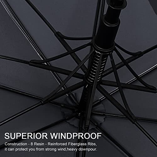 G4Free 68 Inch Uv Protection Golf Umbrella Auto Open Vented Double